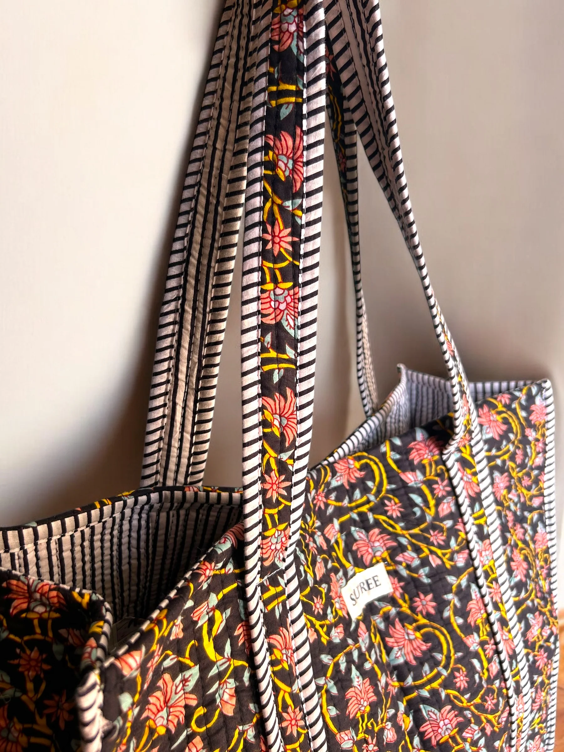 Amber Quilted Tote Bag - Image 4