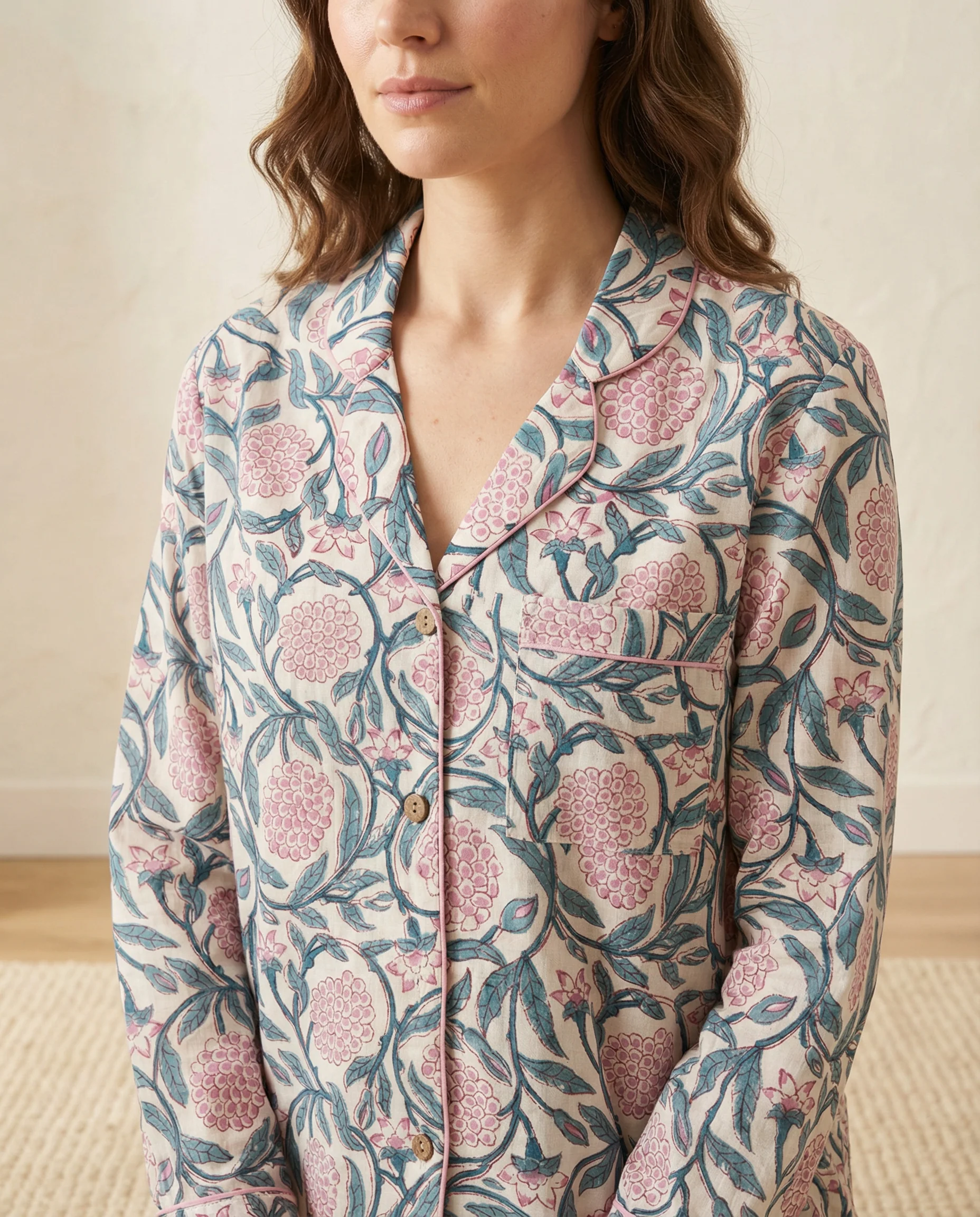 Blush Meadow Pyjama Set - Image 3