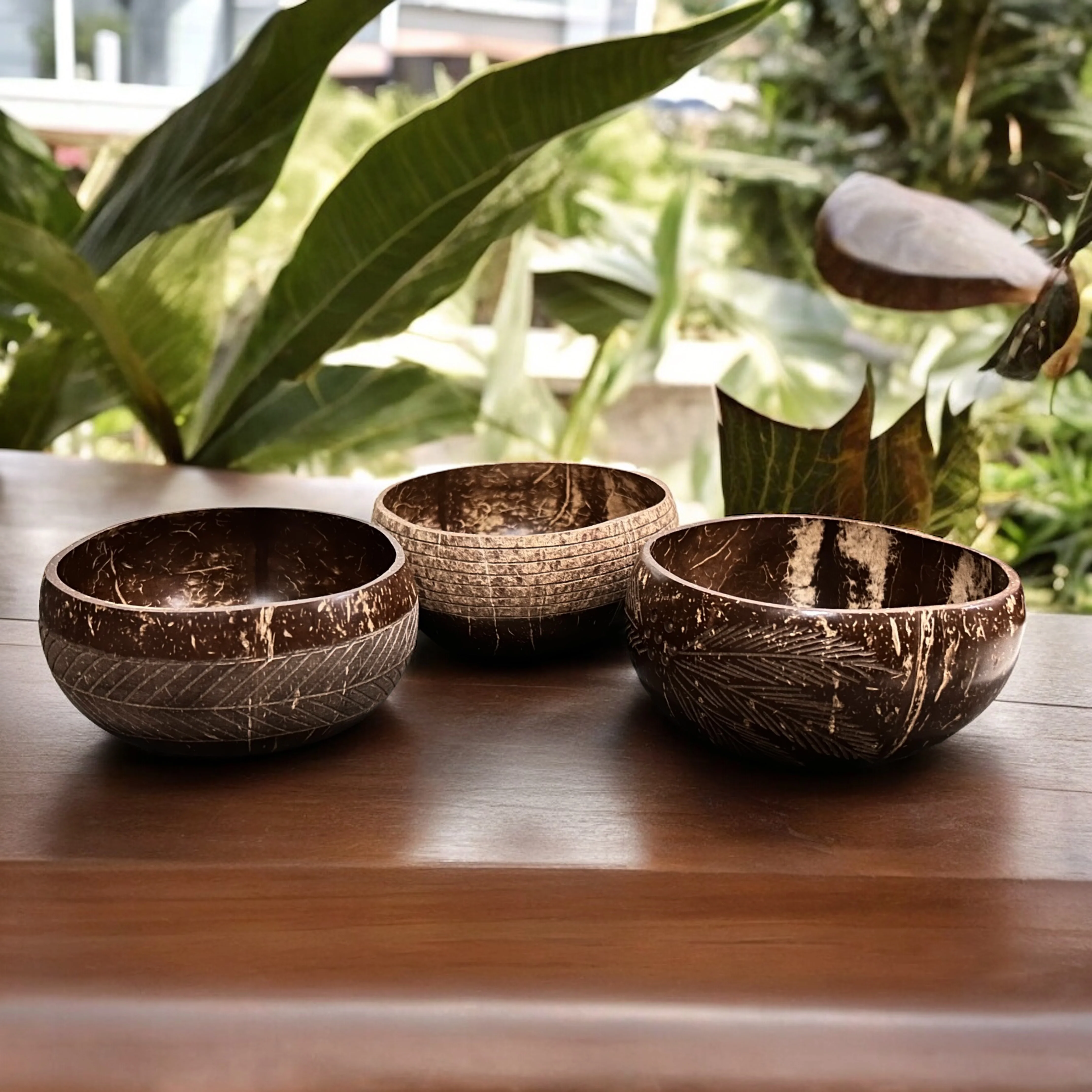 Palm Coconut Shell Bowl | 100% Natural - Image 4