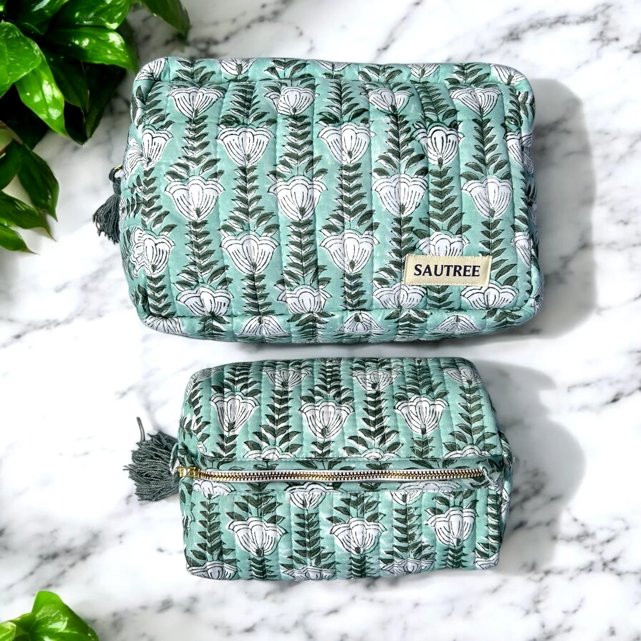 Hand Block Printed Organiser Duo - Image 5