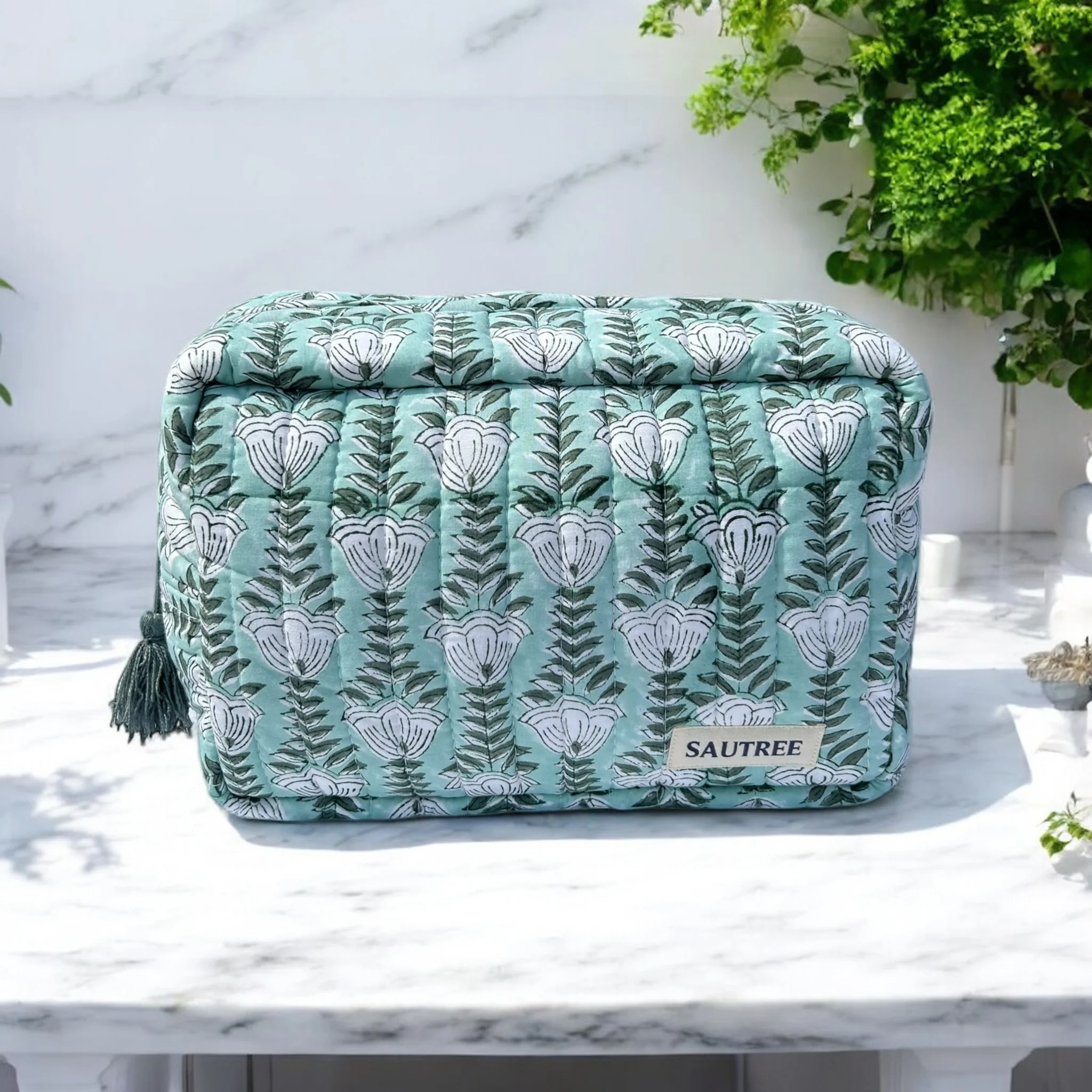 Hand Block Printed Organiser Duo - Image 7