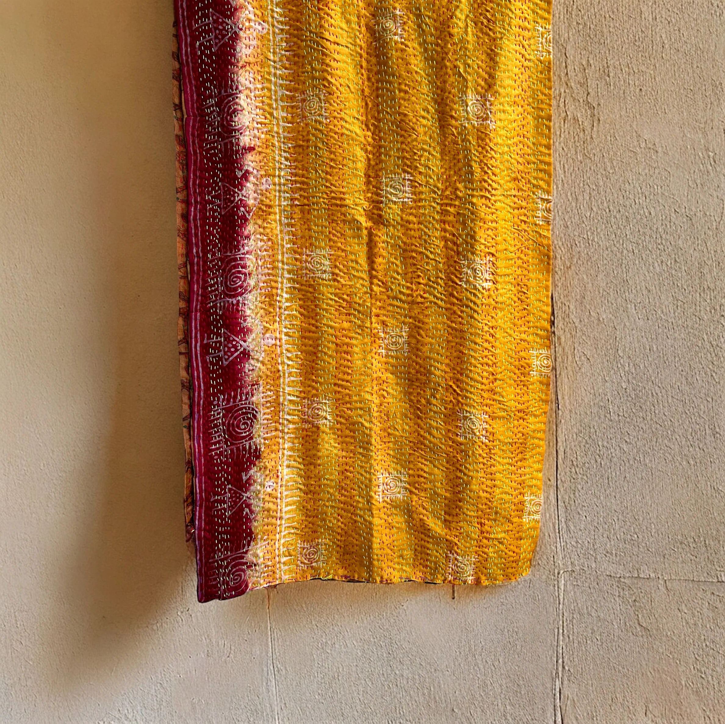 Harmony Silk Kantha Scarf - Image 3