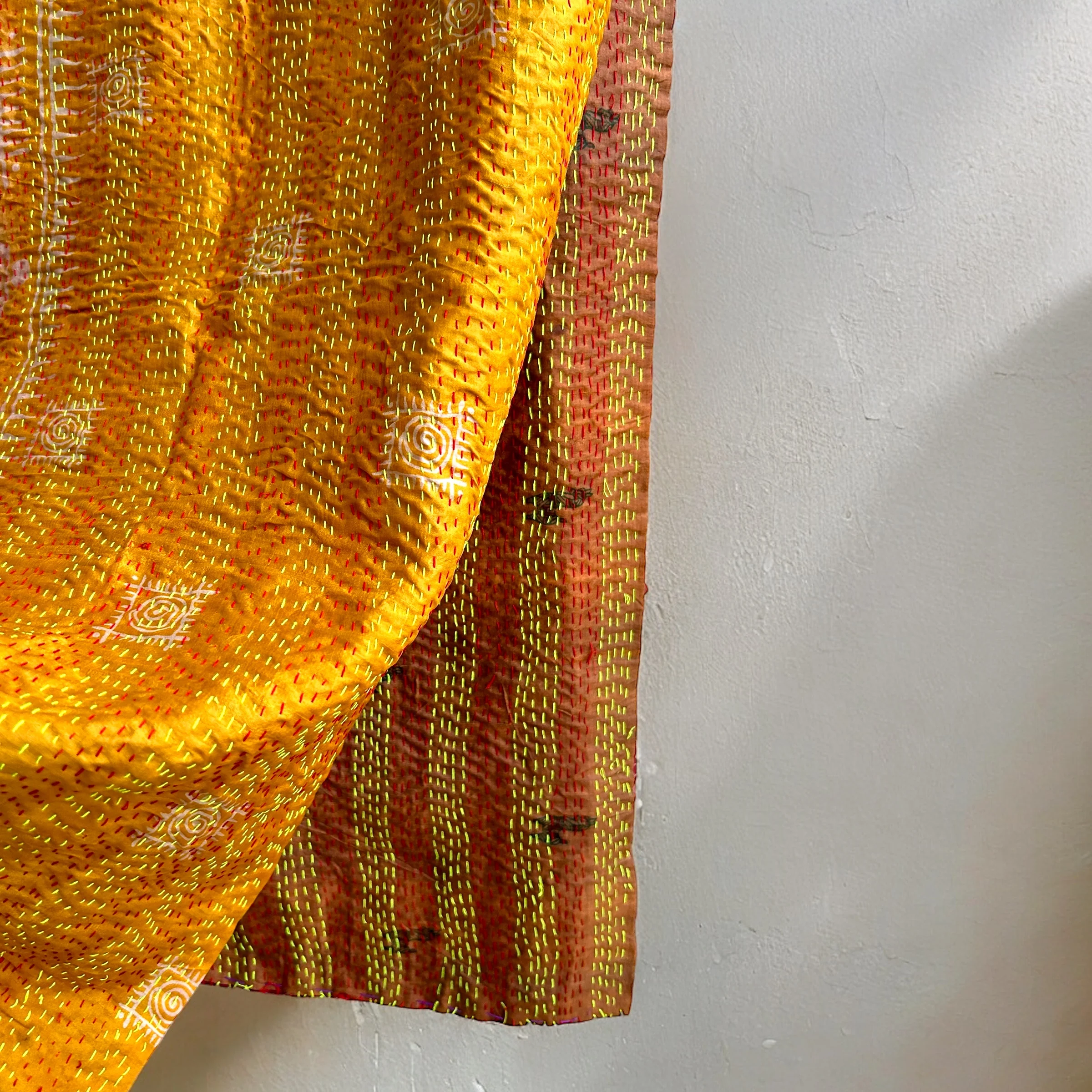 Harmony Silk Kantha Scarf - Image 4