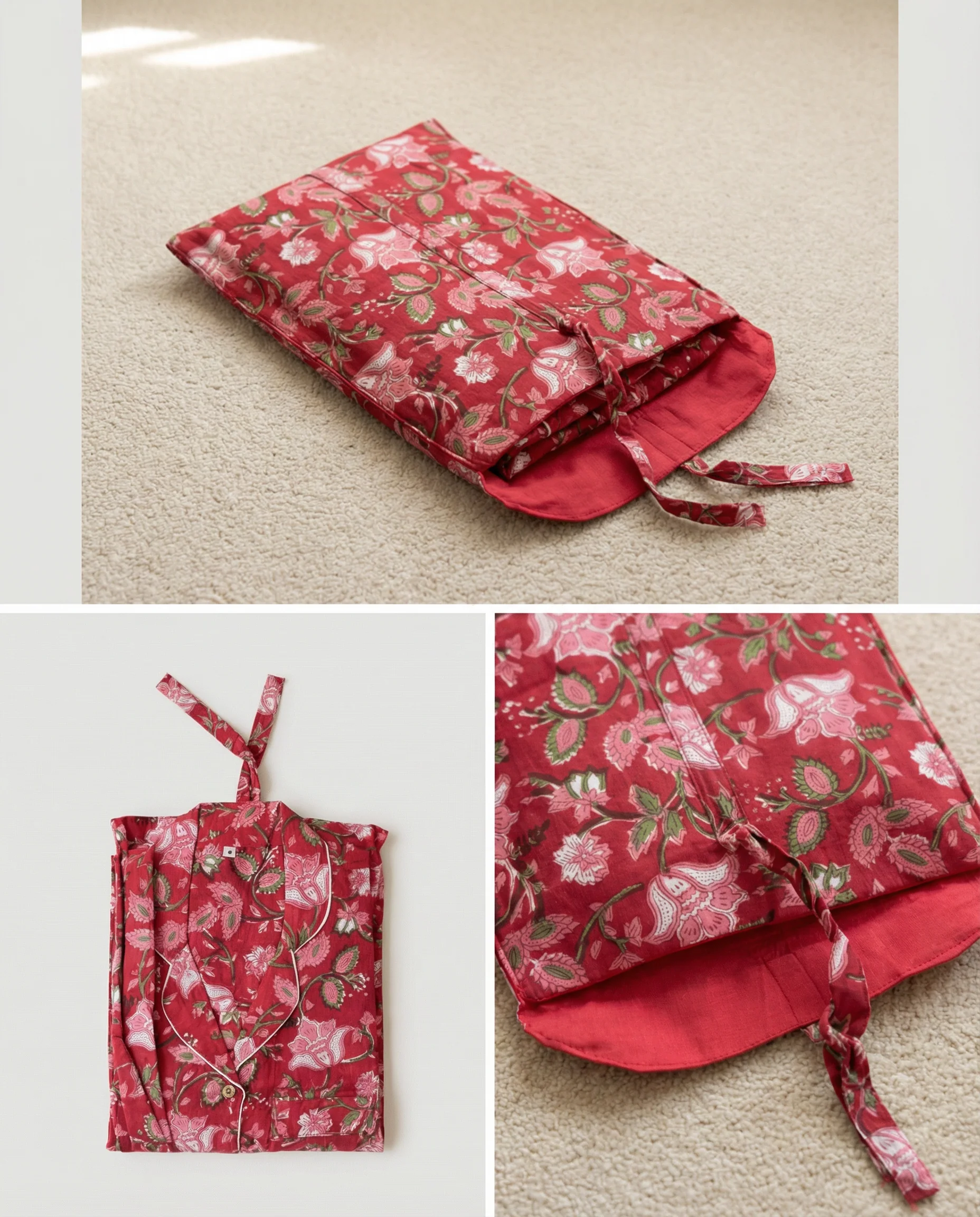 Warm Crimson Pyjama Set - Image 7